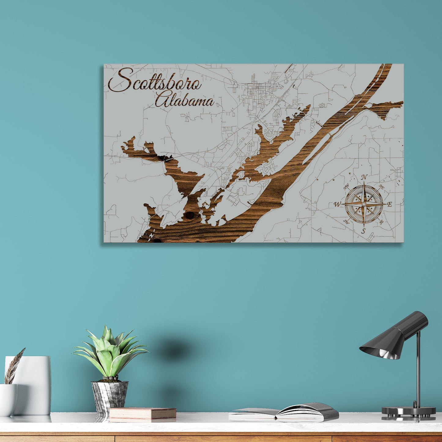 Scottsboro, Alabama Street Map