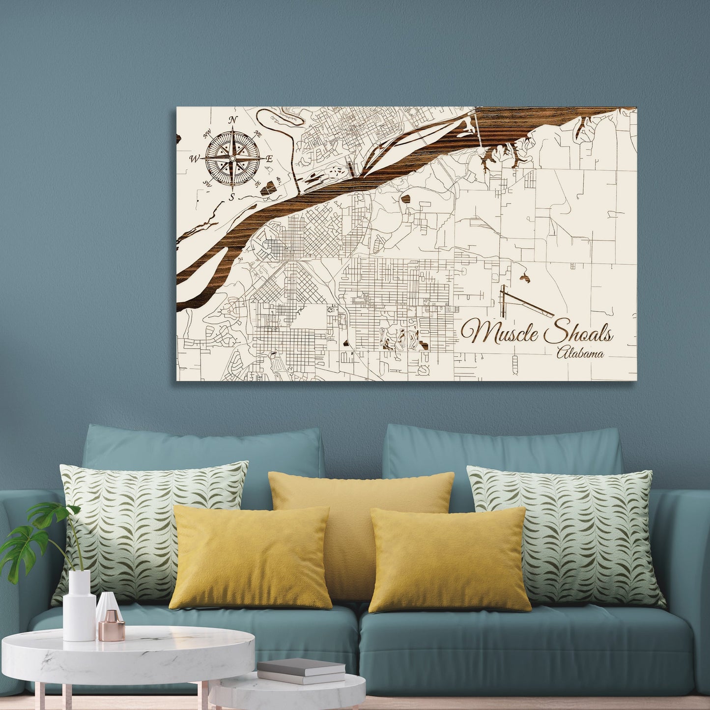 Muscle Shoals, Alabama Street Map