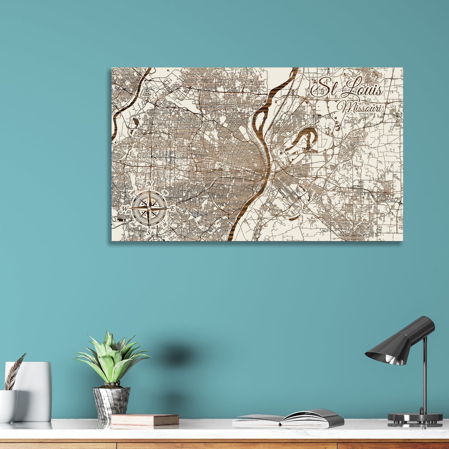 St Louis, Missouri Street Map