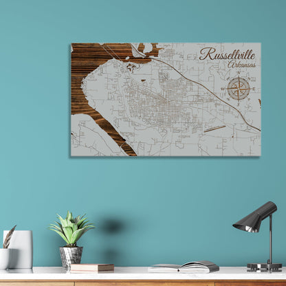 Russellville, Arkansas Street Map