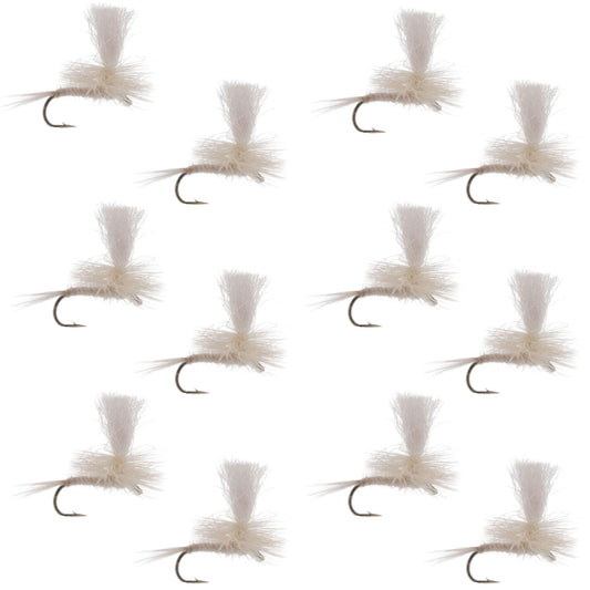 Parachute Light Cahill Classic Trout Dry Fly Fishing Fly - 1 Dozen Hook Size 14