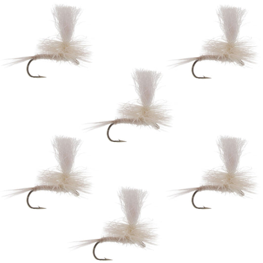 Parachute Light Cahill Classic Trout Dry Fly Fishing Fly - 6 Flies Hook Size 18
