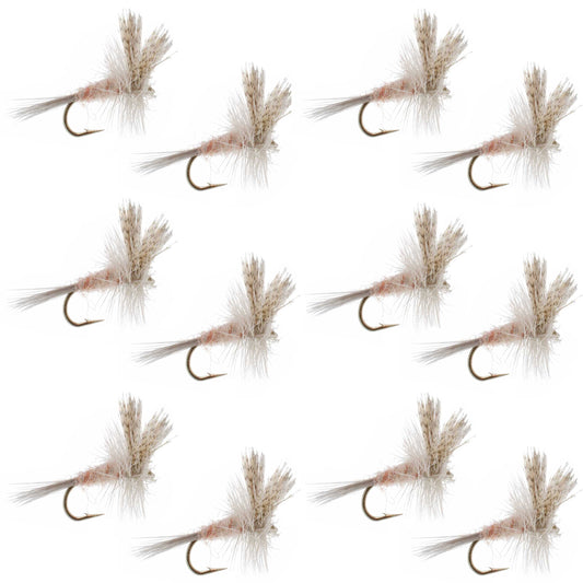 Light Hendrickson Classic Dry Fly - 12 Flies Size 16