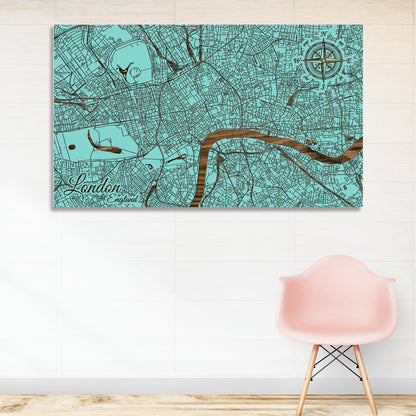 Paris, France Street Map