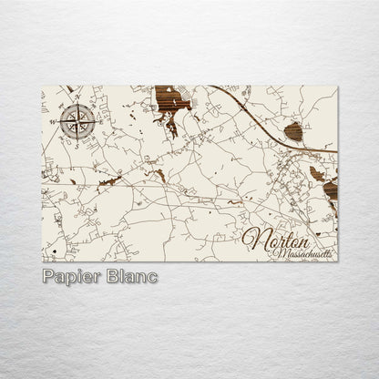 Norton, Massachusetts Street Map