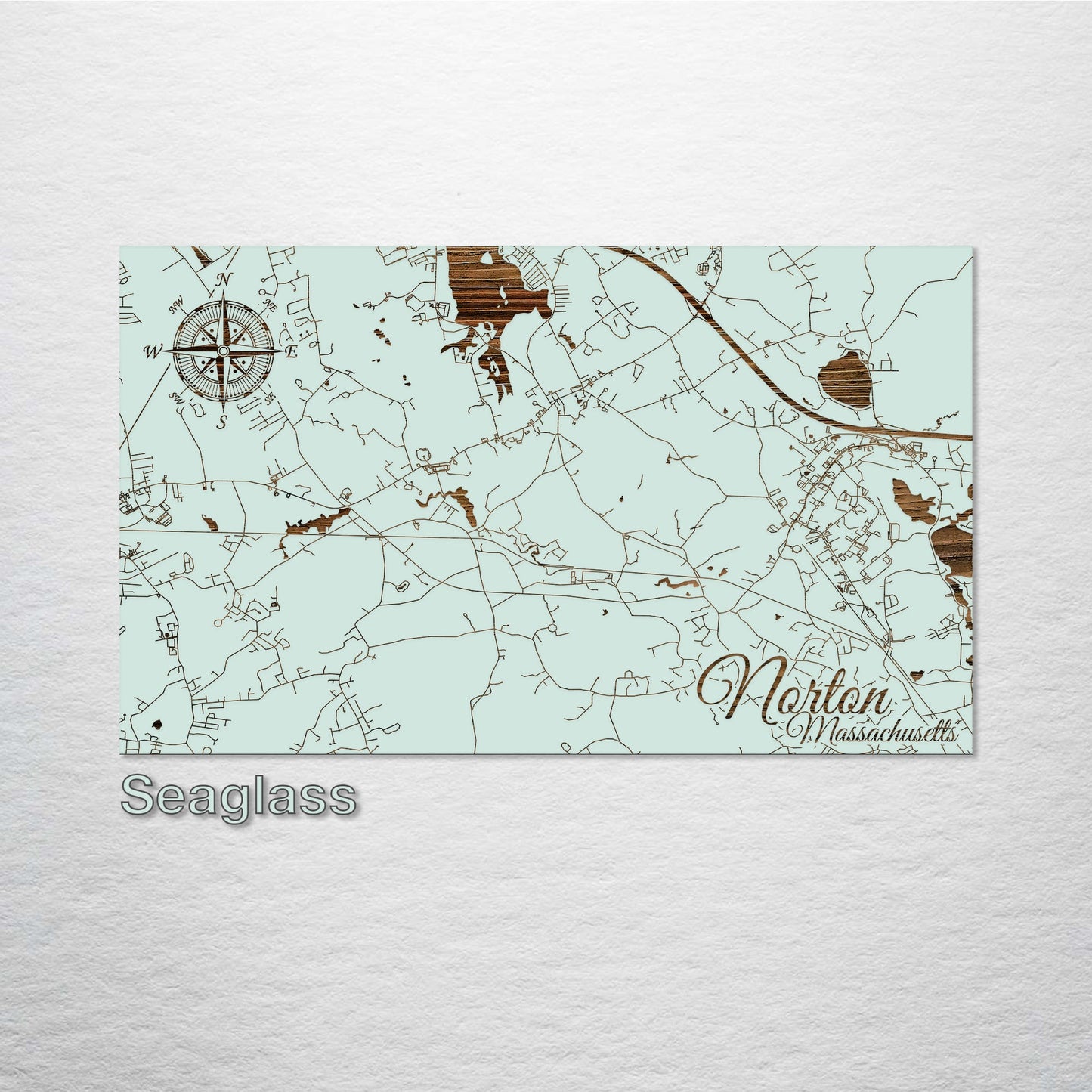 Norton, Massachusetts Street Map