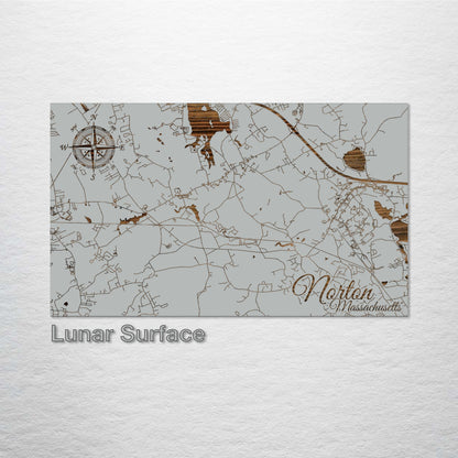 Norton, Massachusetts Street Map