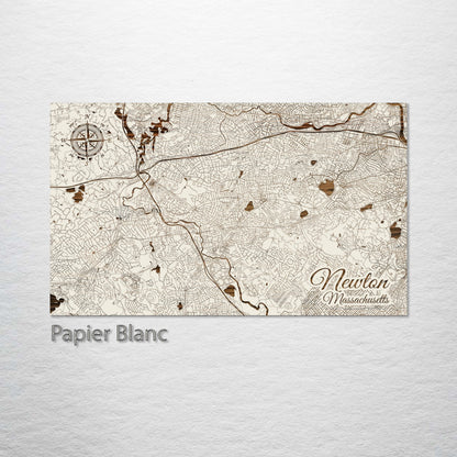 Newton, Massachusetts Street Map