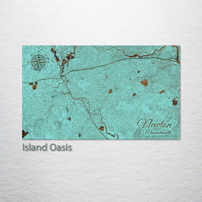 Newton, Massachusetts Street Map