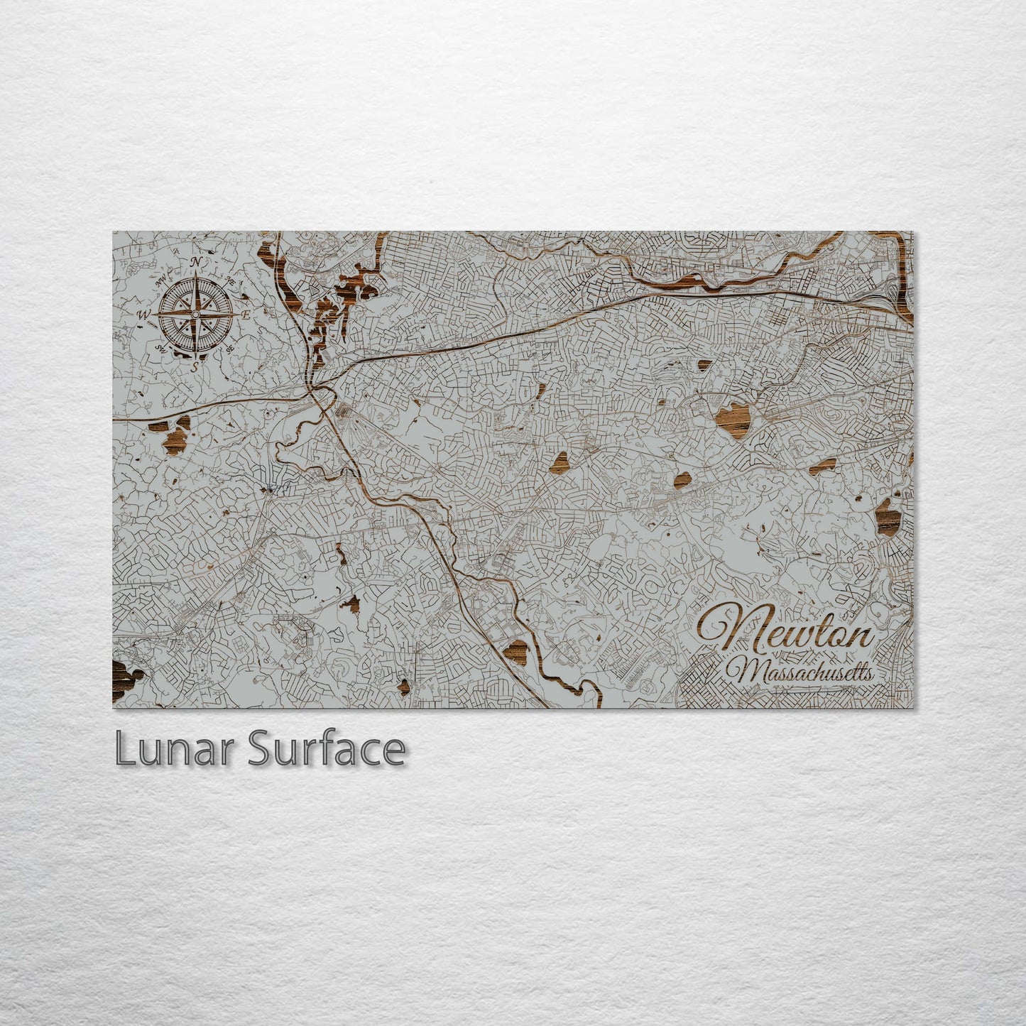 Newton, Massachusetts Street Map