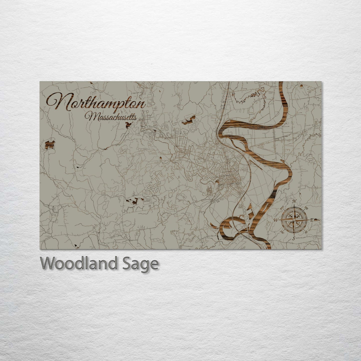 Northampton, Massachusetts Street Map