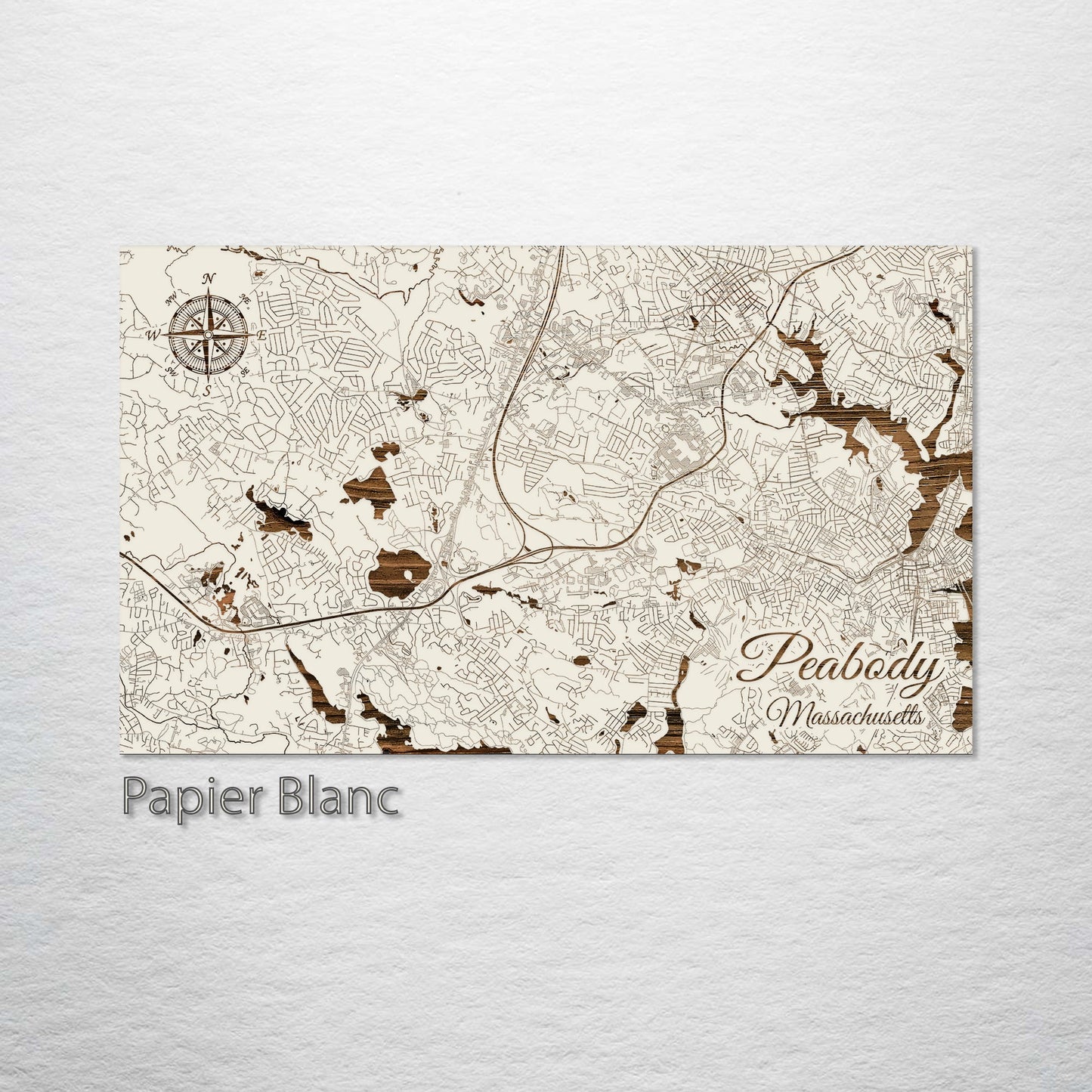 Peabody, Massachusetts Street Map