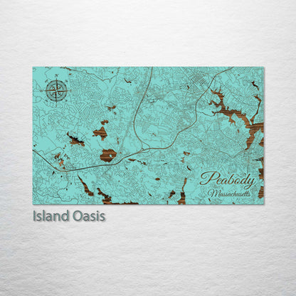 Peabody, Massachusetts Street Map