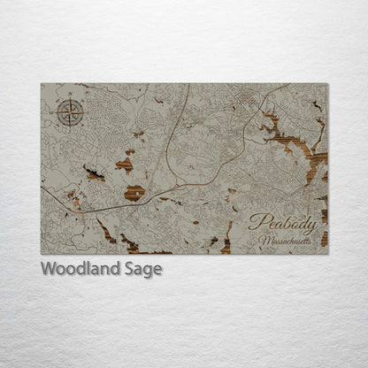 Peabody, Massachusetts Street Map