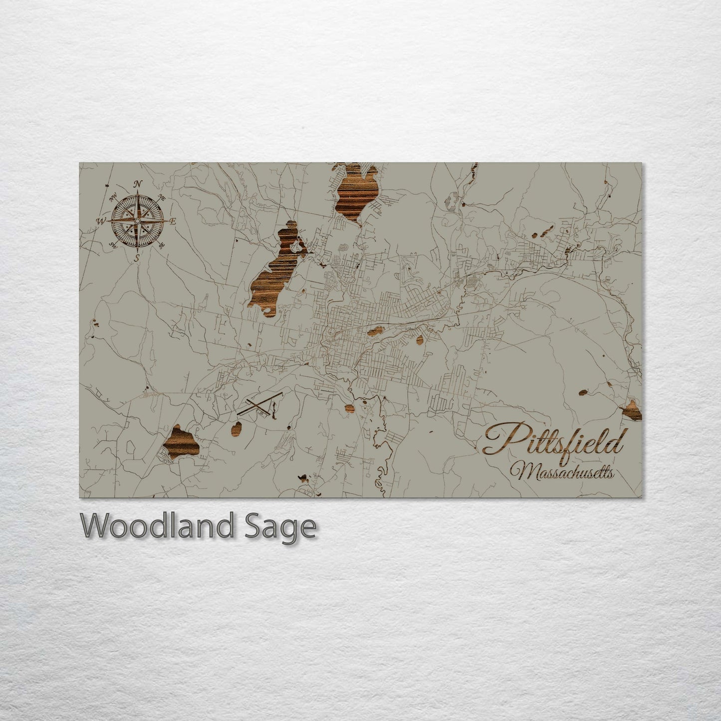 Pittsfield, Massachusetts Street Map