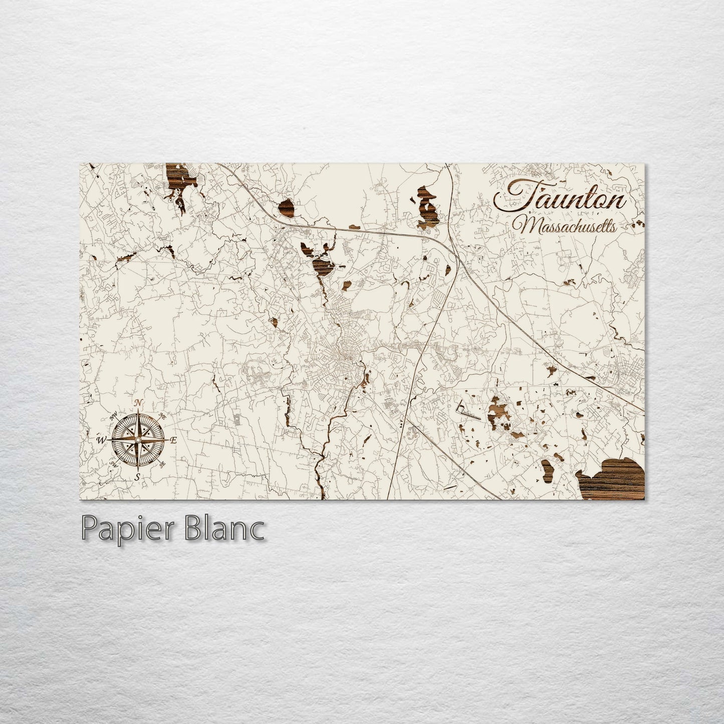 Taunton, Massachusetts Street Map