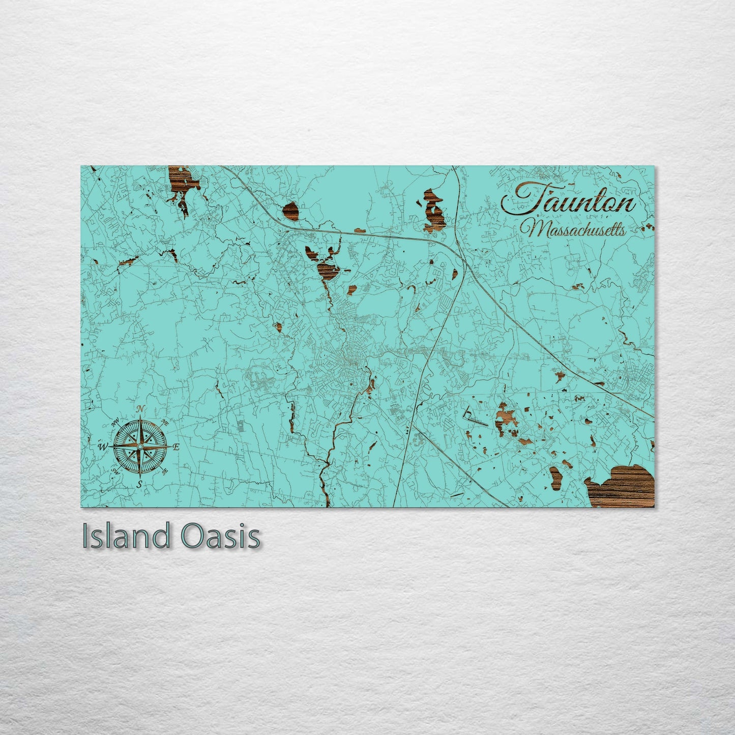 Taunton, Massachusetts Street Map