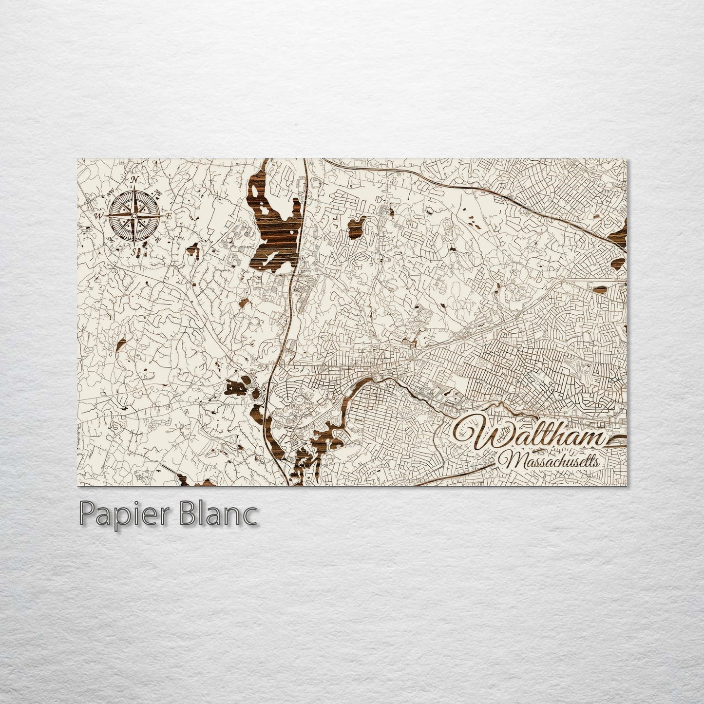 Waltham, Massachusetts Street Map