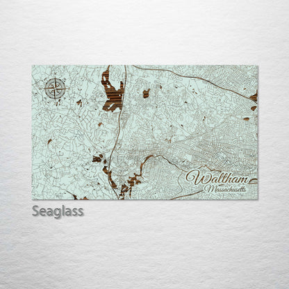 Waltham, Massachusetts Street Map