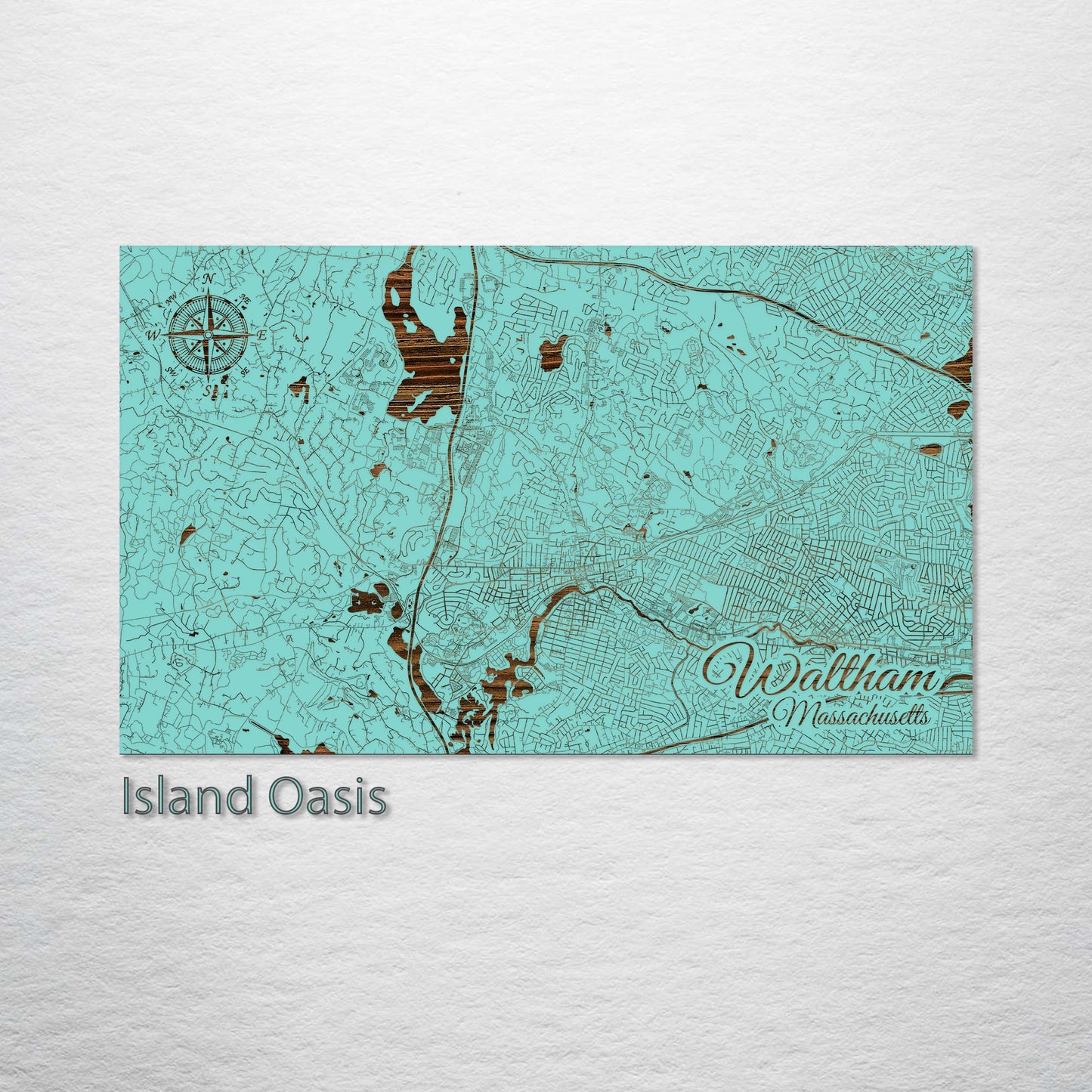 Waltham, Massachusetts Street Map