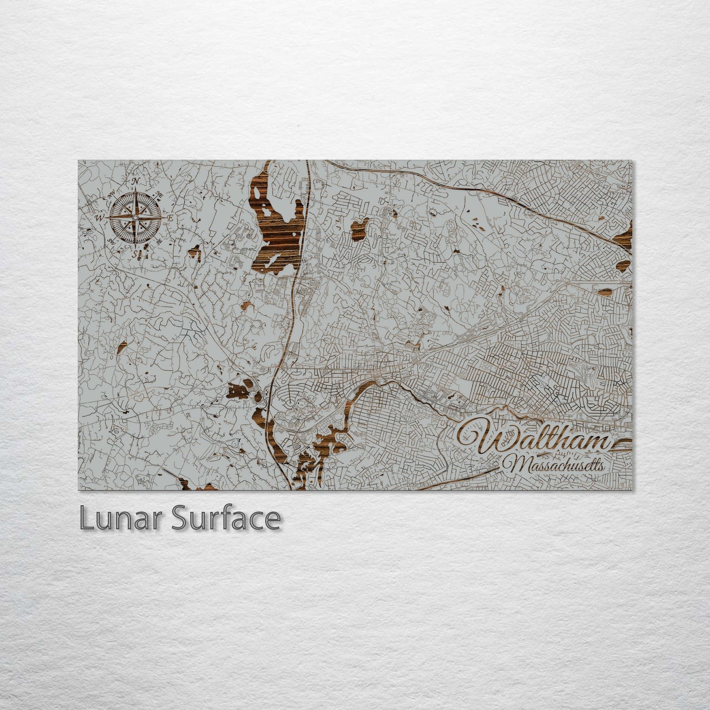 Waltham, Massachusetts Street Map