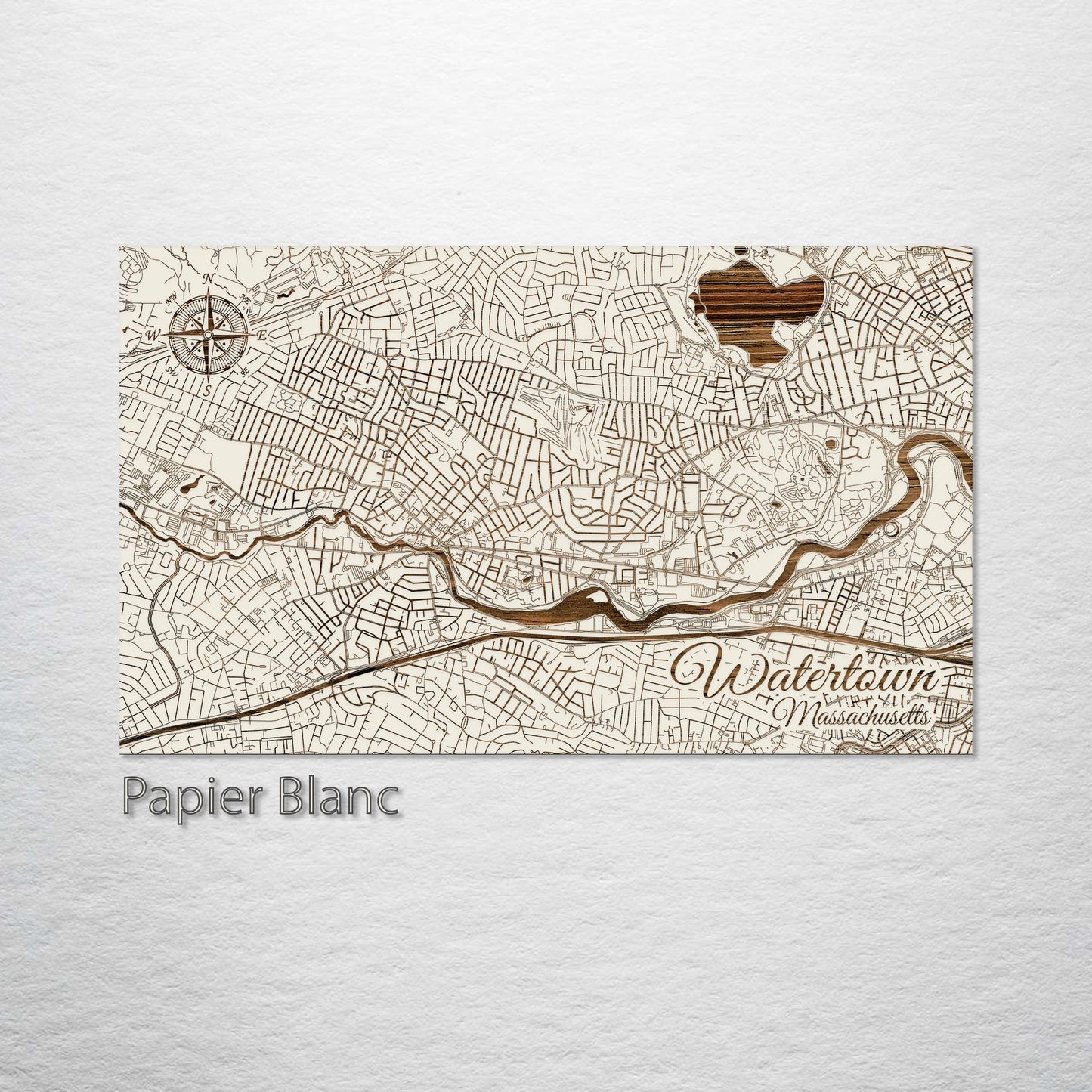 Watertown, Massachusetts Street Map