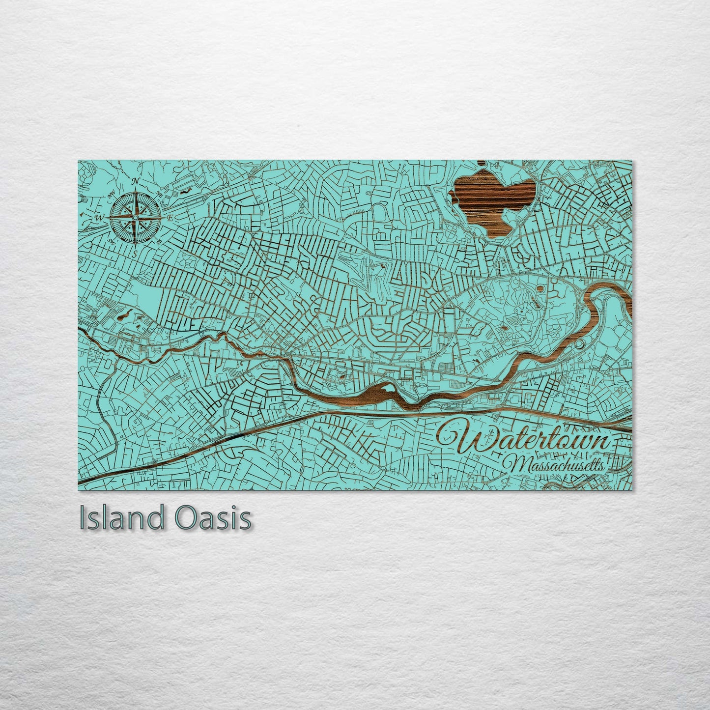 Watertown, Massachusetts Street Map