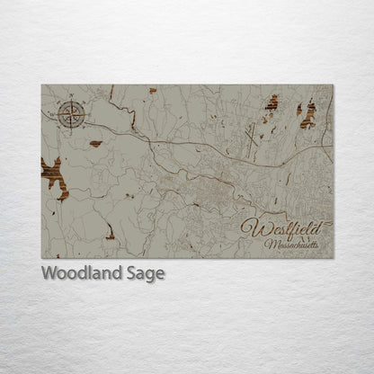 Westfield, Massachusetts Street Map