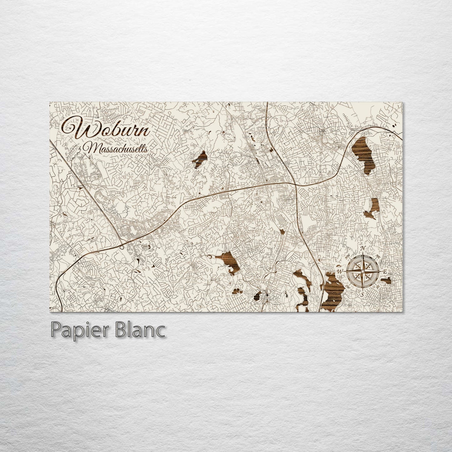 Woburn, Massachusetts Street Map