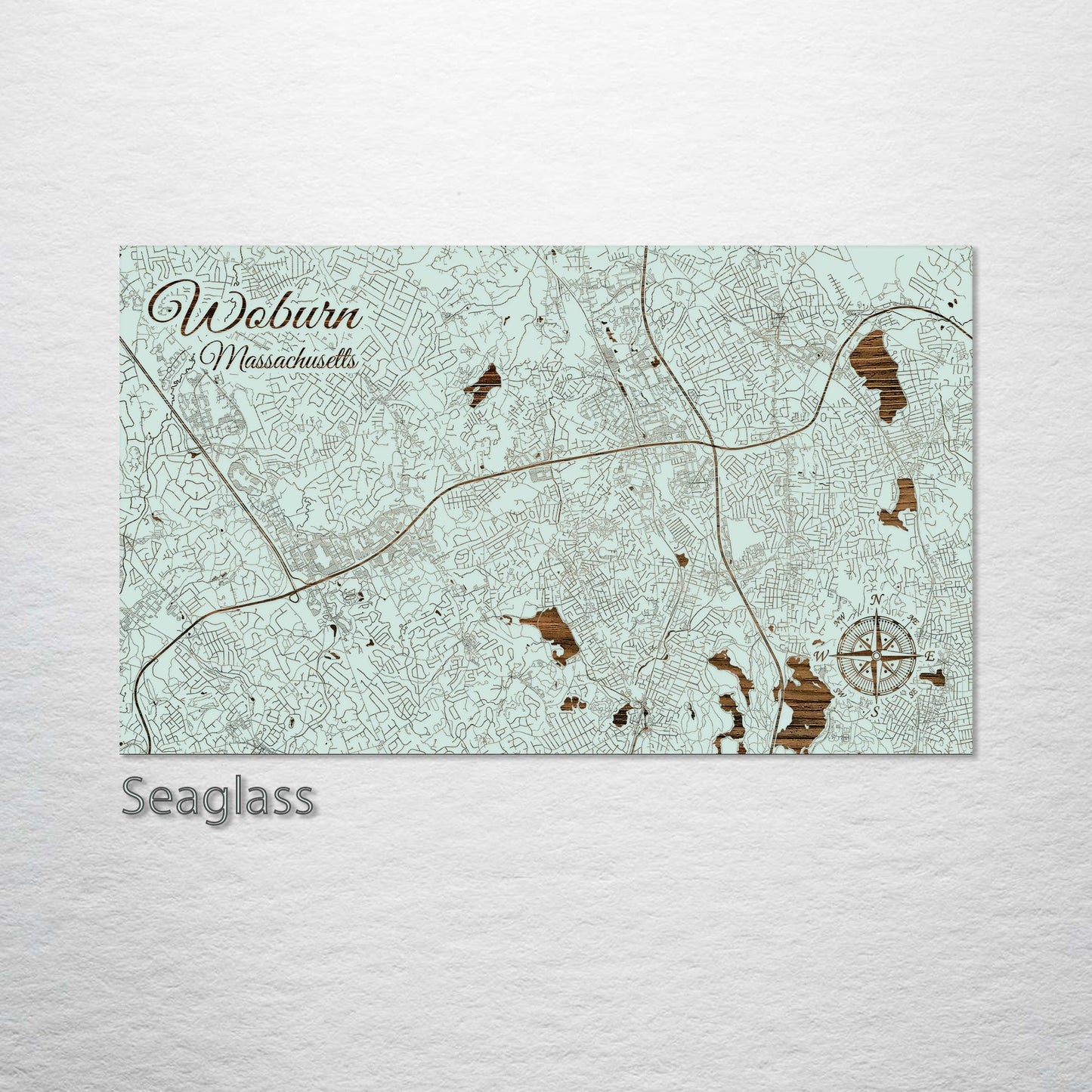 Woburn, Massachusetts Street Map