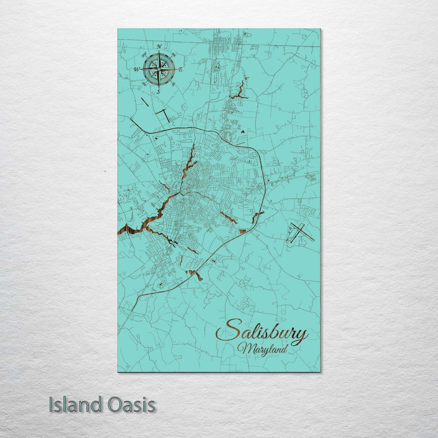 Salisbury, Maryland Street Map