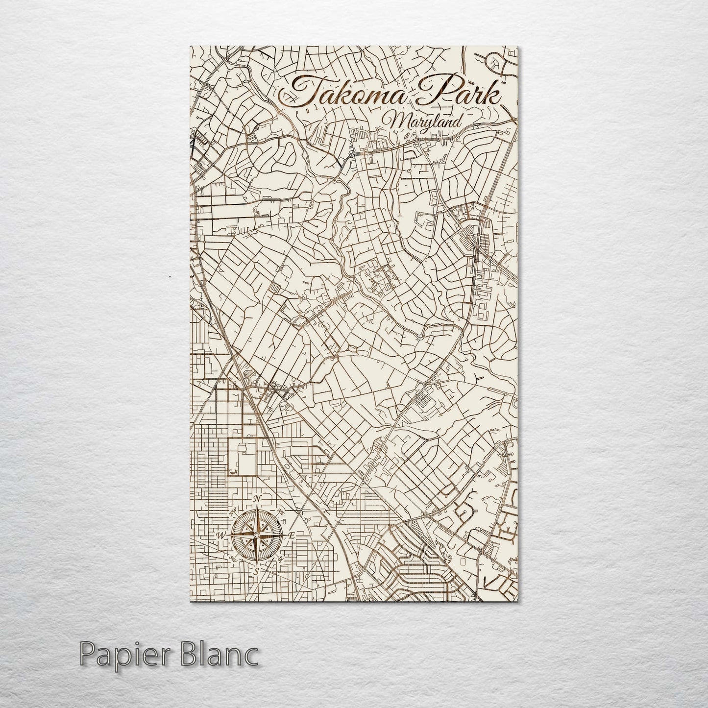 Takoma Park, Maryland Street Map