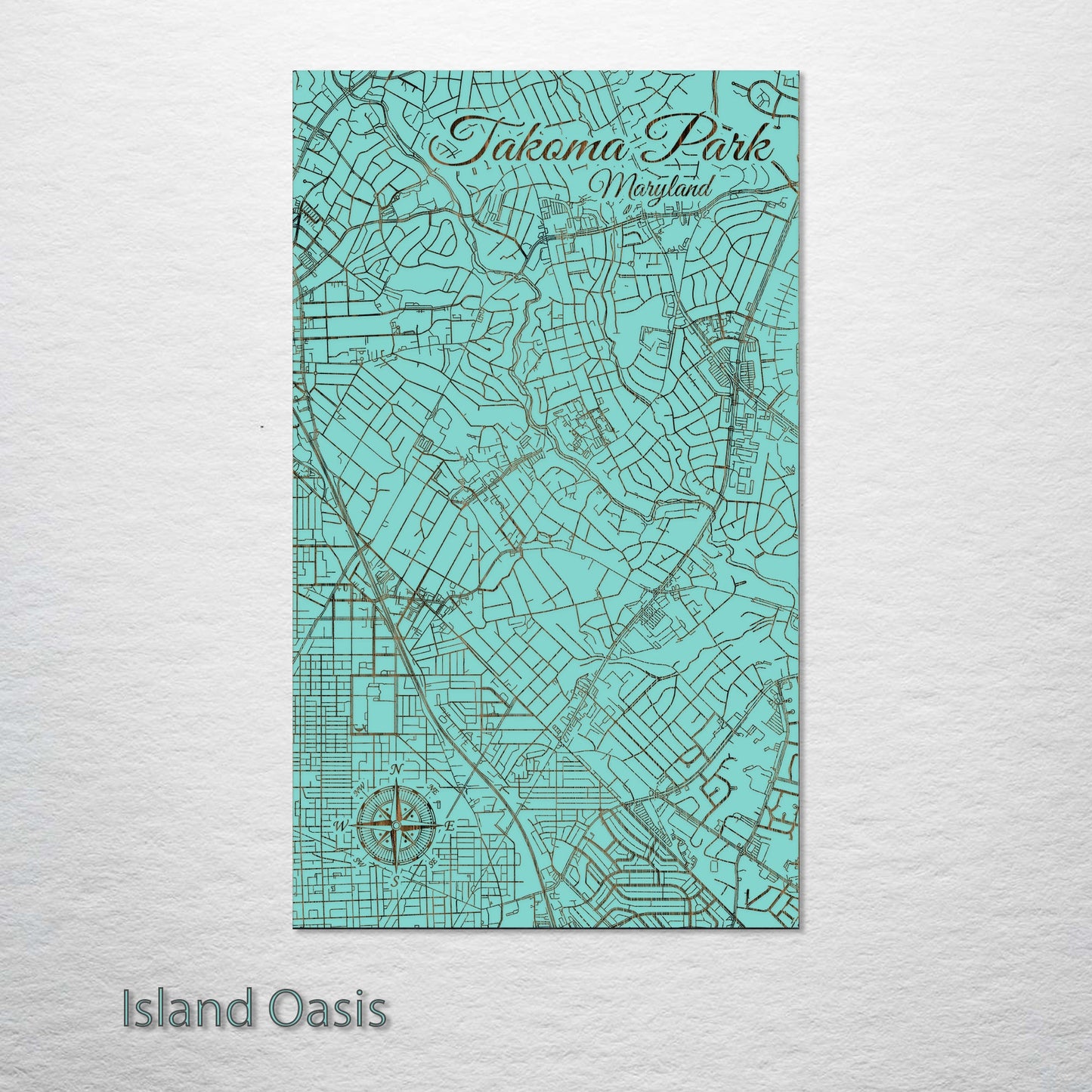 Takoma Park, Maryland Street Map