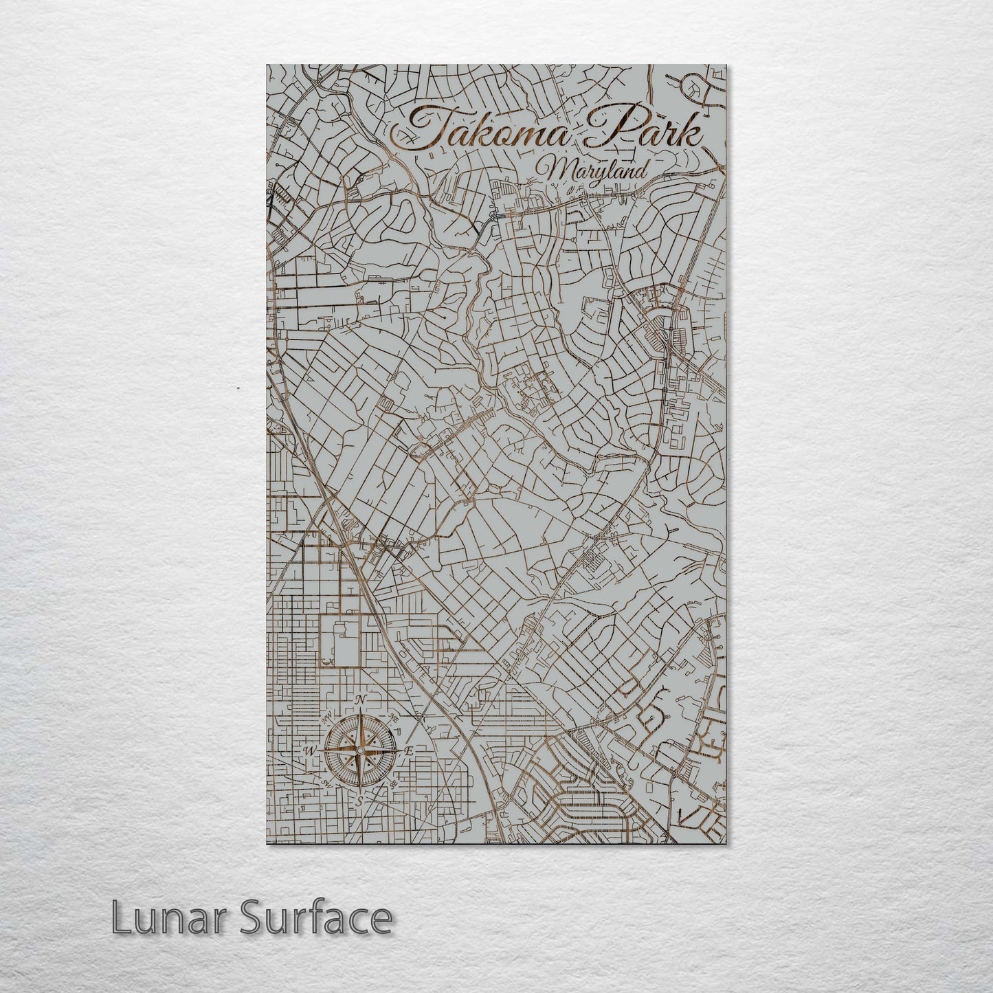 Takoma Park, Maryland Street Map