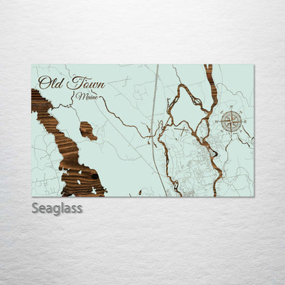 Old Town, Maine Street Map