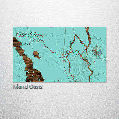 Old Town, Maine Street Map