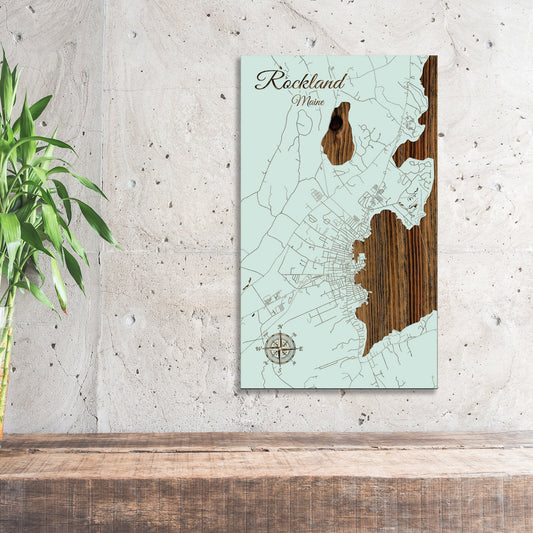 Rockland, Maine Street Map