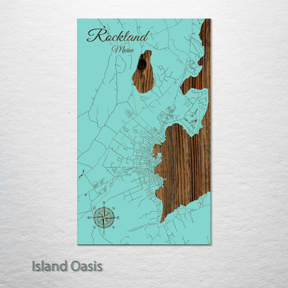 Rockland, Maine Street Map