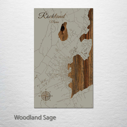 Rockland, Maine Street Map