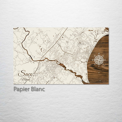 Saco, Maine Street Map