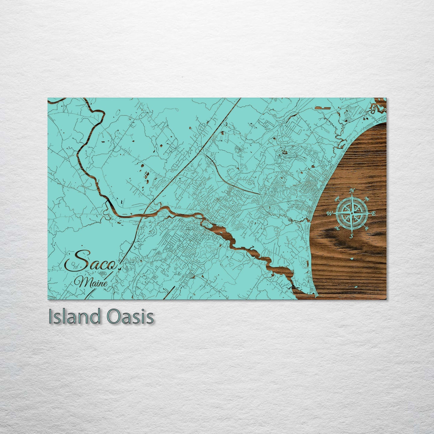 Saco, Maine Street Map