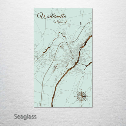 Waterville, Maine Street Map