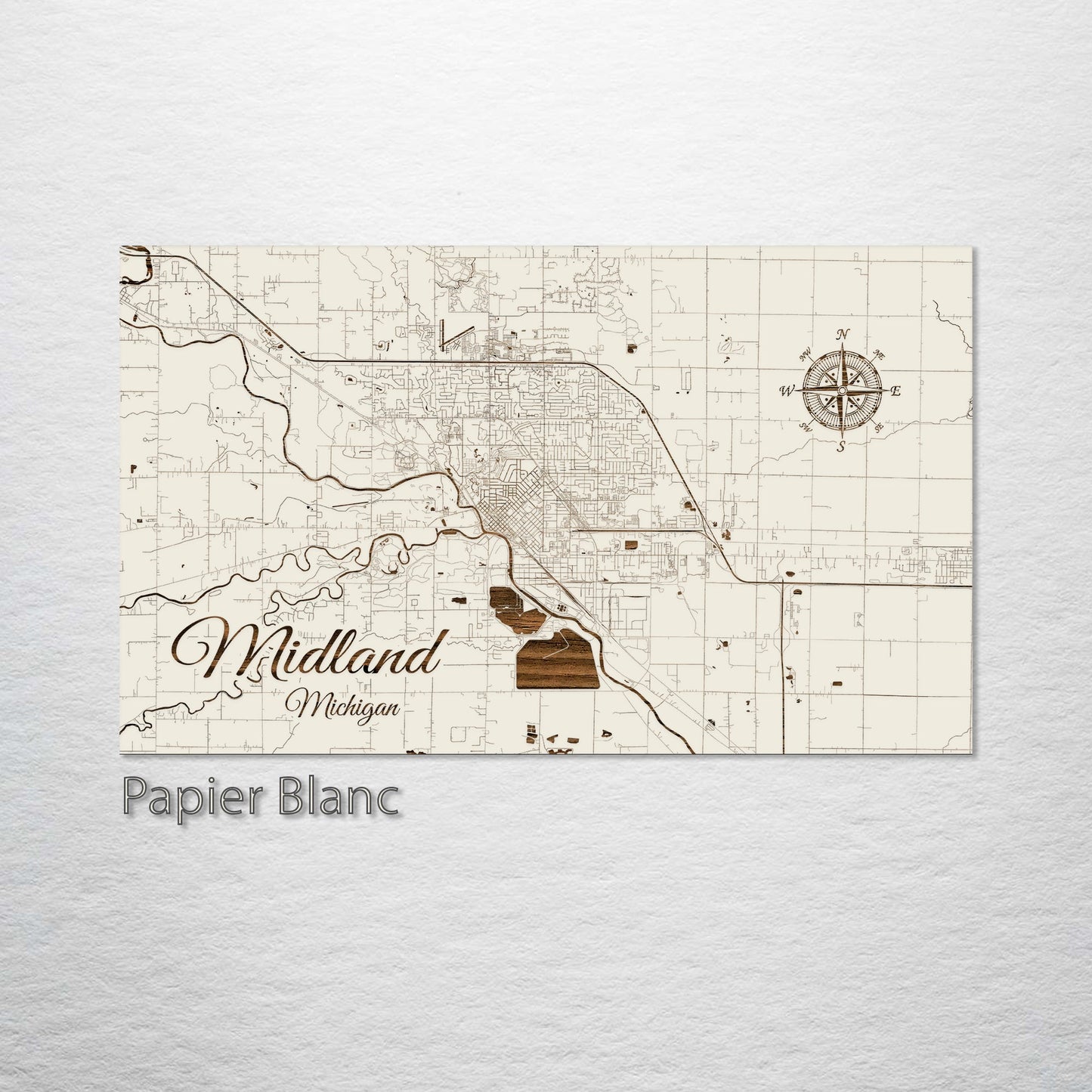 Midland, Michigan Street Map