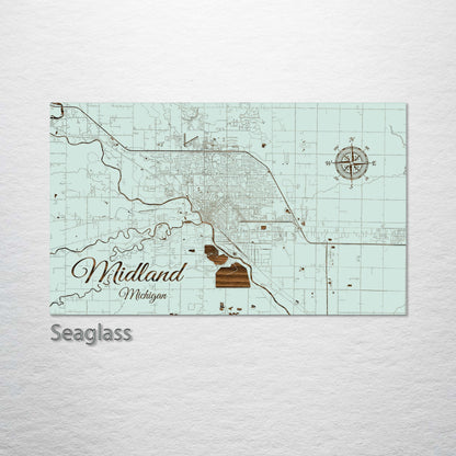 Midland, Michigan Street Map