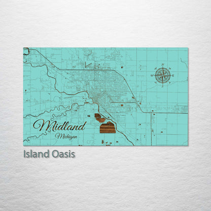 Midland, Michigan Street Map