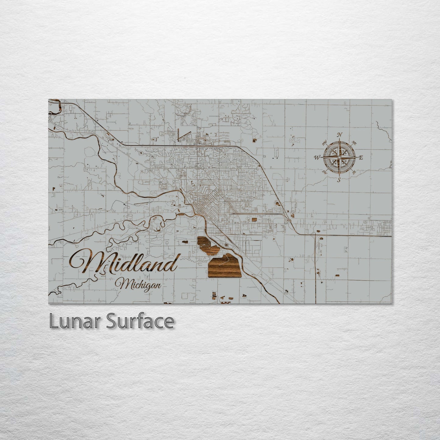 Midland, Michigan Street Map