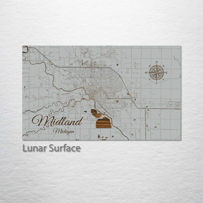 Midland, Michigan Street Map