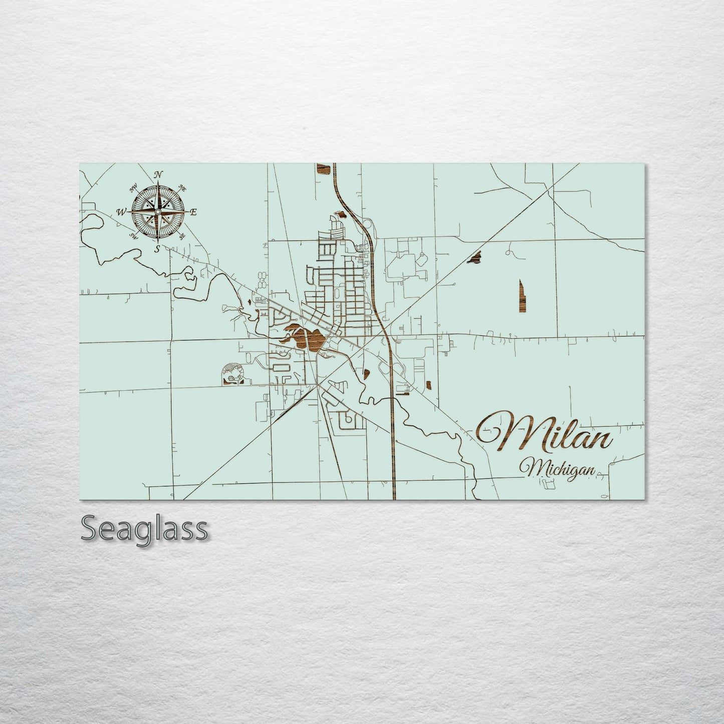 Milan, Michigan Street Map