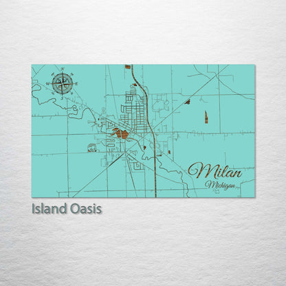 Milan, Michigan Street Map