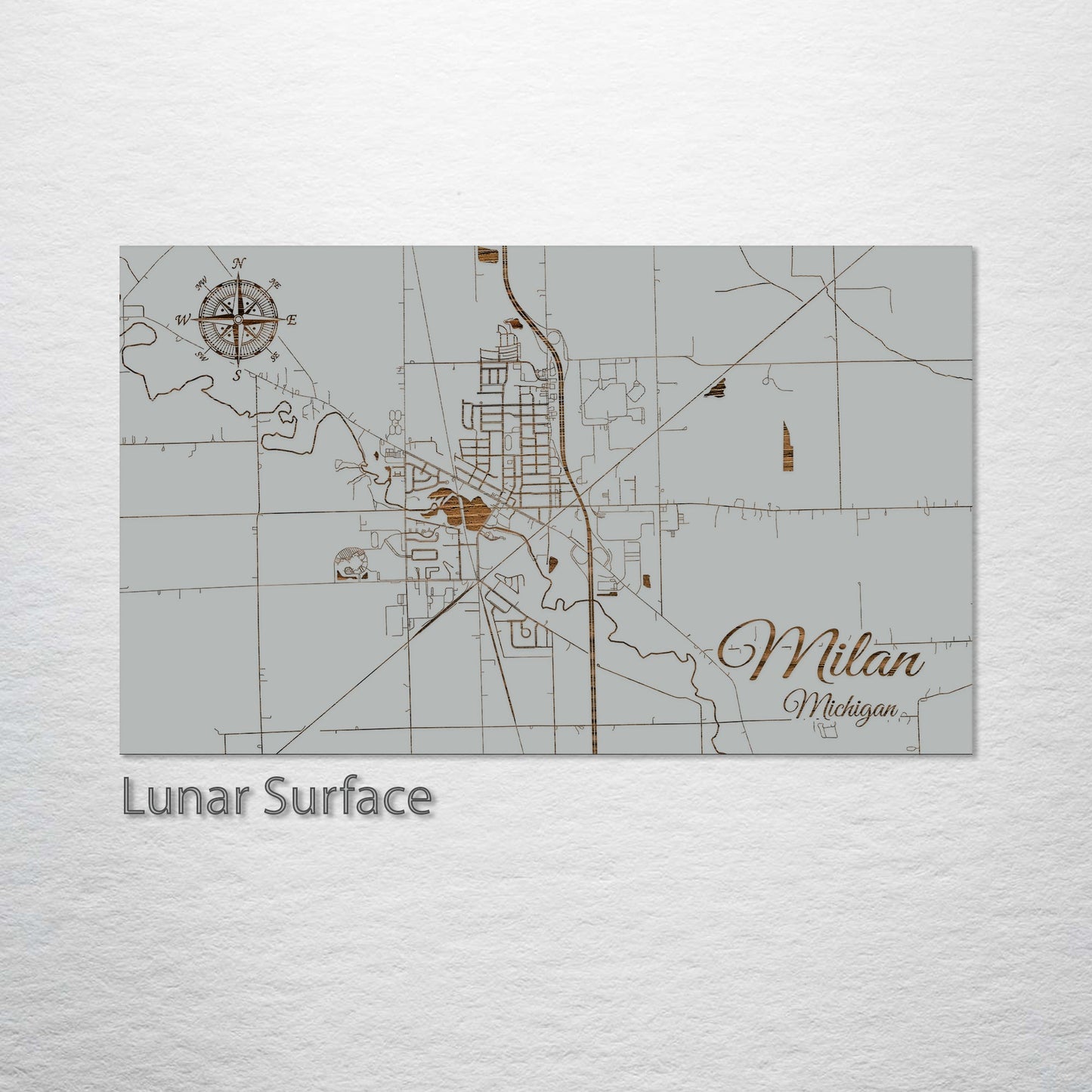 Milan, Michigan Street Map